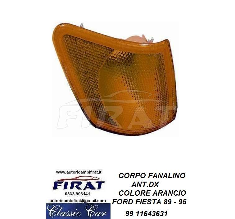 FANALINO FORD FIESTA 89 - 95 ANT.DX ARANCIO